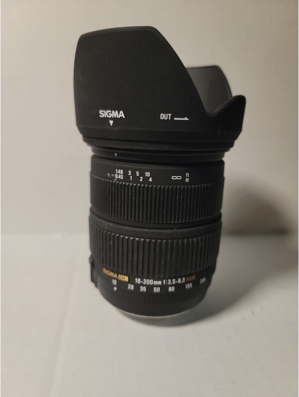 Sigma 18-200mm F3.5-6.3 DC OS HSM Zoom Lens For Digital SLR Camera Nikon F Mount